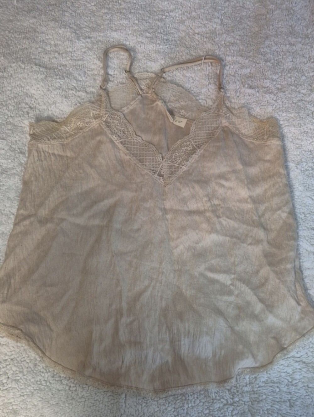 Lacy Spaghetti Strap Top